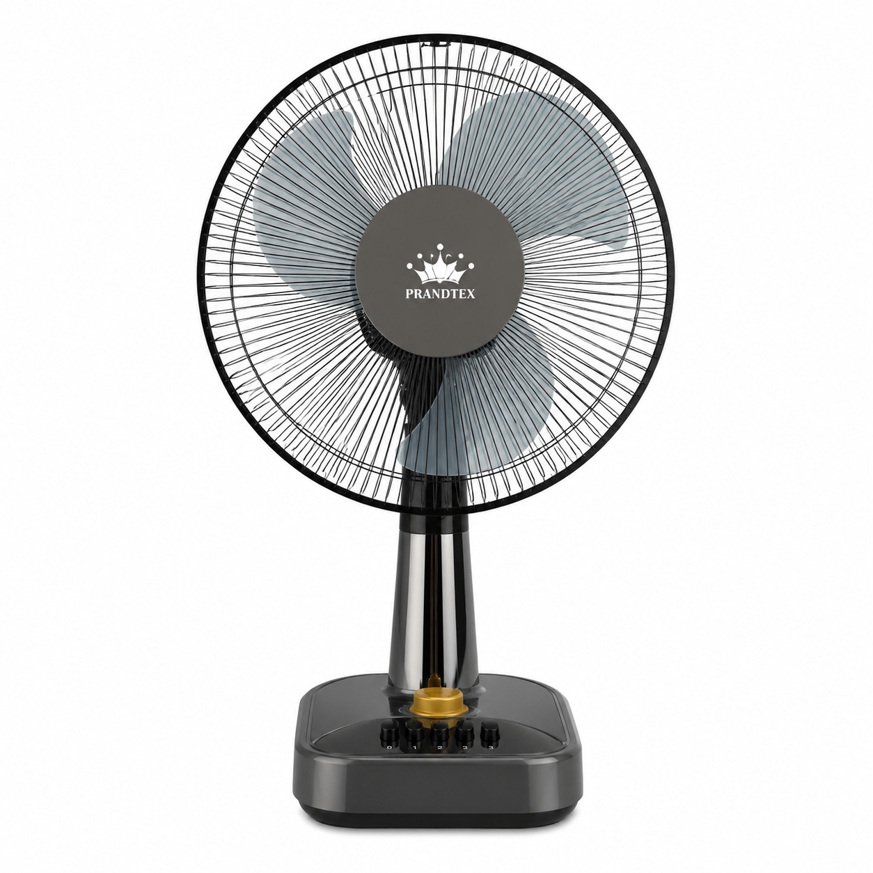 Ventilator de masa 16 inch 40cm, 3 viteze, oscilatie, silentios, 60W, gri 2