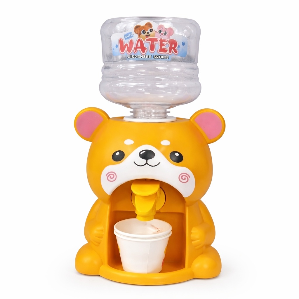 Dispenser apa copii model urs, jucarie interactiva, 28.5 x 14 cm