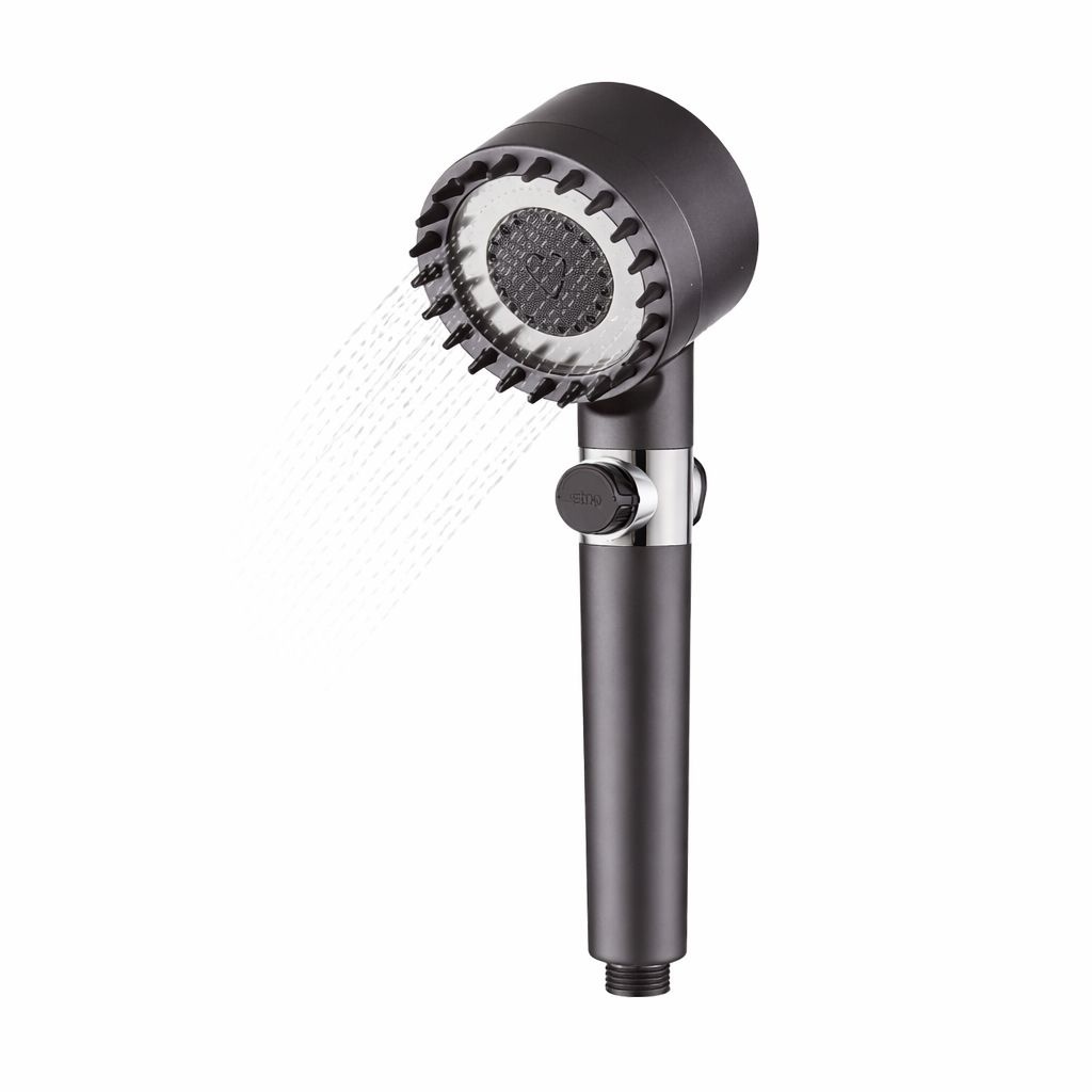 Para dus turbo cu filtru si presiune mare, cap de dus economic cu buton oprire apa 2