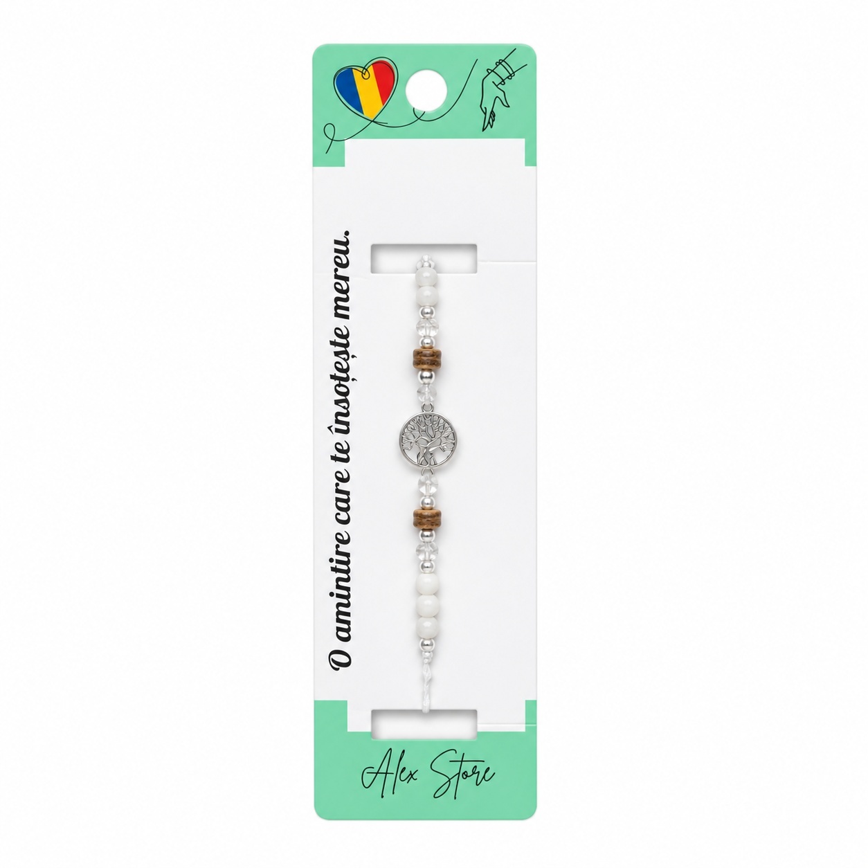 Set 12 Brățări cu Pandantiv Copacul Vieții, Reglabile, Multicolore, Stil Elegant 2