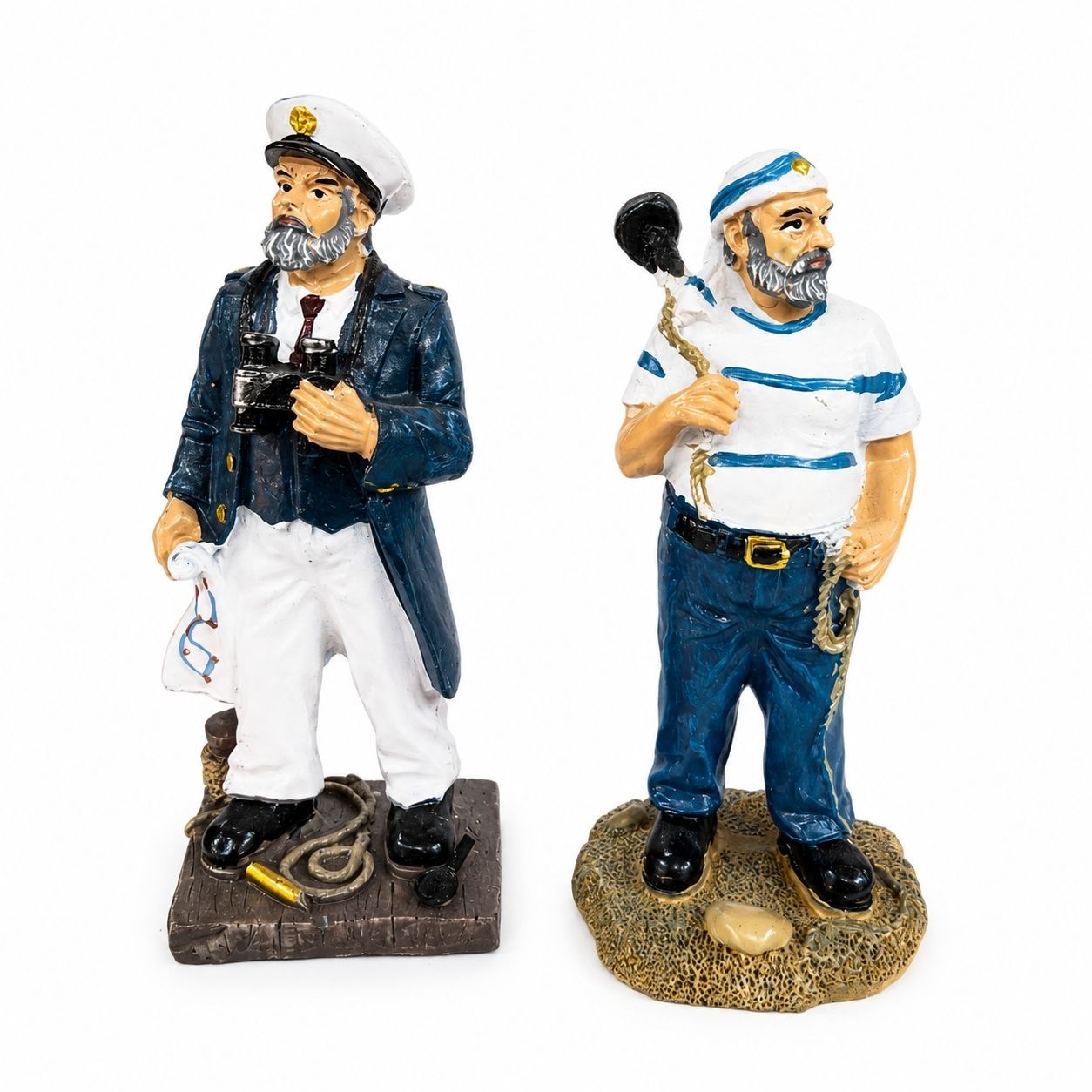 Set 4 Figurine Marinari Decorativi – Suvenir Nautic de Colecție