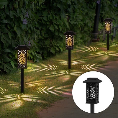 Set 6 Lampi Solare Gradina LED Lumina Calda cu Tarus, Iluminat Exterior Decorativ 2