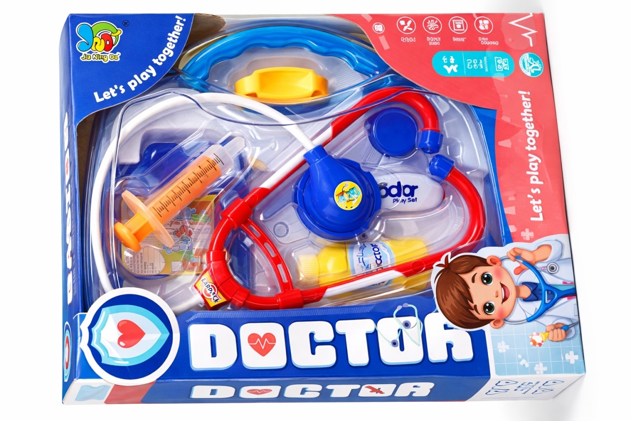 Set de doctor pentru copii-accesorii medicale 9 piese multicolor
