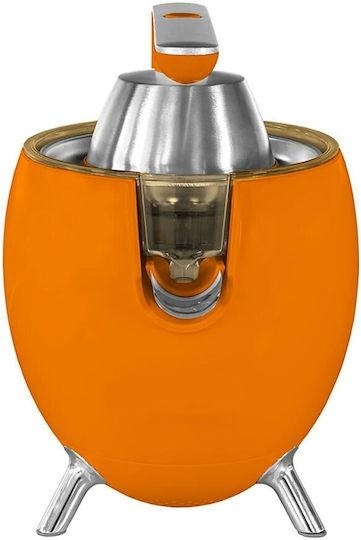 Storcator electric citrice 300W cu maner presare, 2 conuri, filtru inox, portocaliu 4