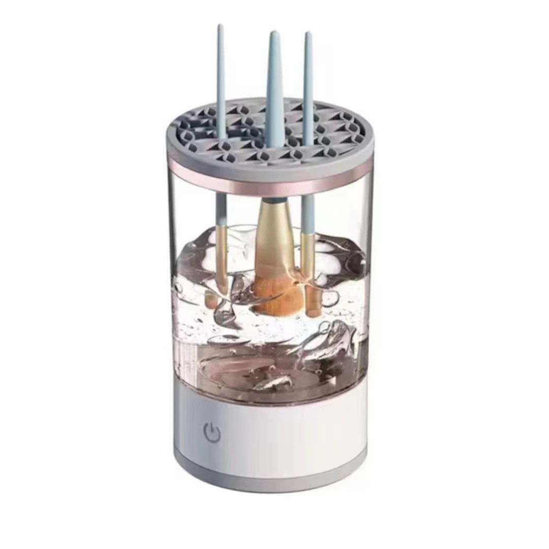 Aparat electric curatare pensule machiaj USB, dispozitiv automat pentru pensule makeup