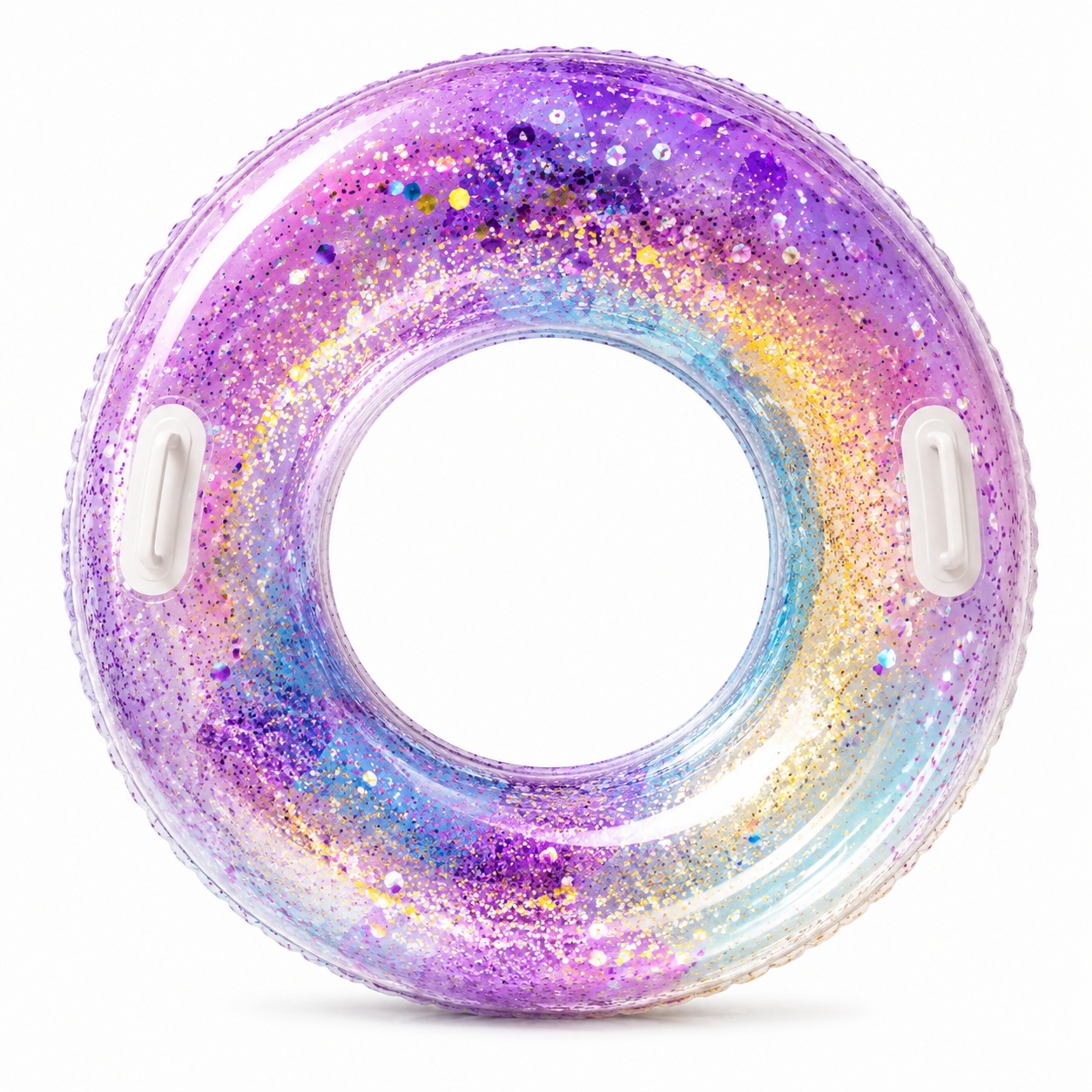 Colac Gonflabil Mov Sequin Fantasy 90 cm – Colac de Înot cu Sclipici pentru Piscină și Plajă 3