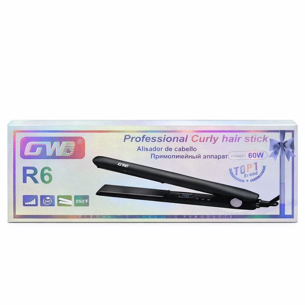 Placa de par profesionala GW R6, 60W, temperatura pana la 950°F, afisaj digital 2