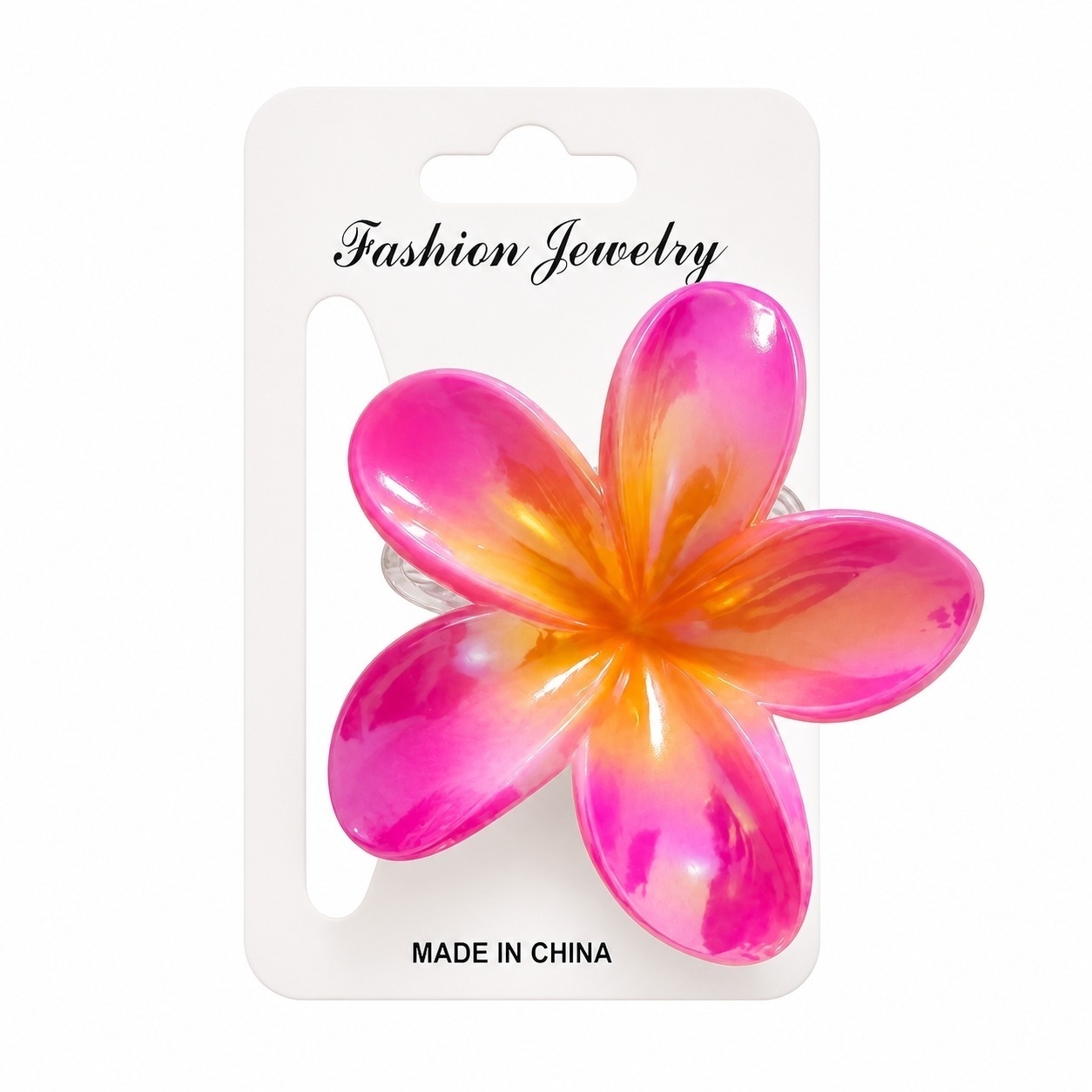 Set 12 Clești de Păr Floare Tropicală 8 cm – Clame Colorate pentru Femei și Fete 2