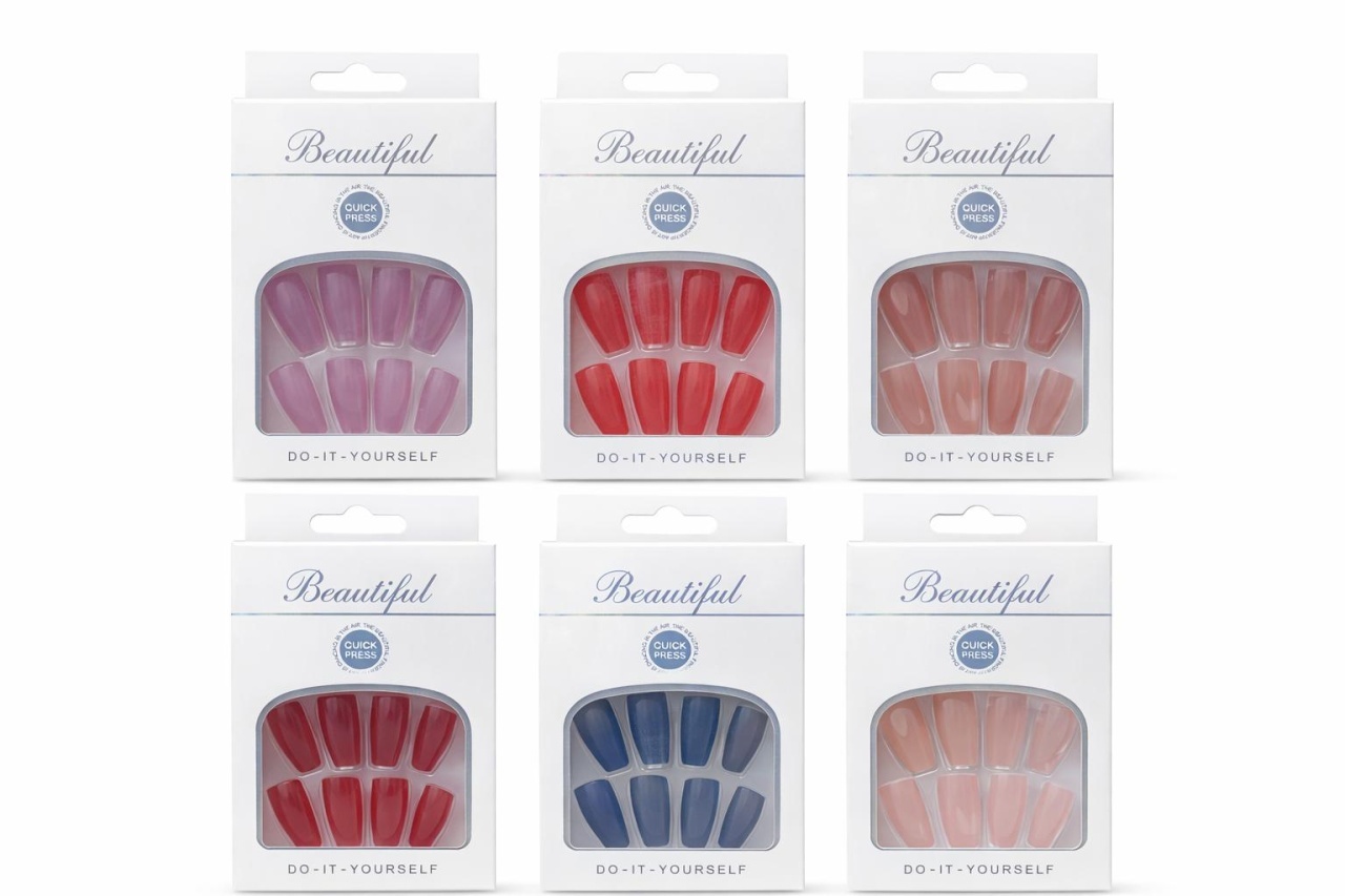 Set 12 perechi unghii false Press-On Beautiful, Quick Press, DIY Manicure