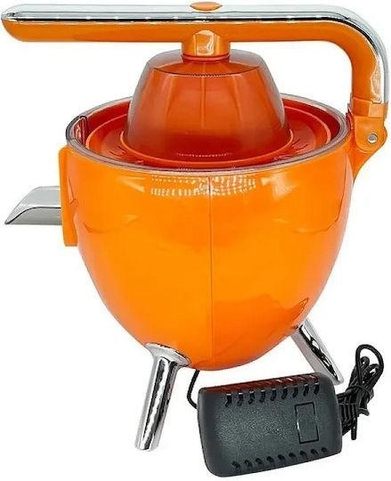 Storcator electric citrice 300W cu maner presare, 2 conuri, filtru inox, portocaliu 2