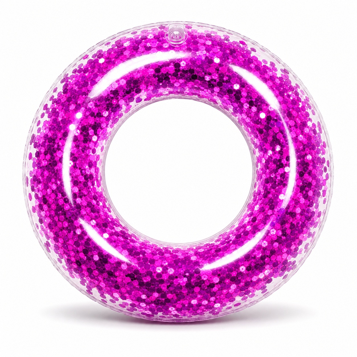 Colac gonflabil mov 90 cm pentru piscina si plaja, design colorat si distractiv 3