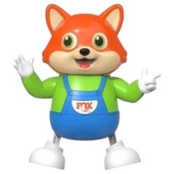 Figurina interactivă Vulpe Dansatoare cu muzică și lumini, din plastic, 13,5x21x13 cm 3