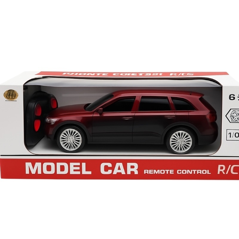 Masina cu radiocomanda 1:16, model break SUV visiniu, 31x11 cm, jucarie pentru copii 2