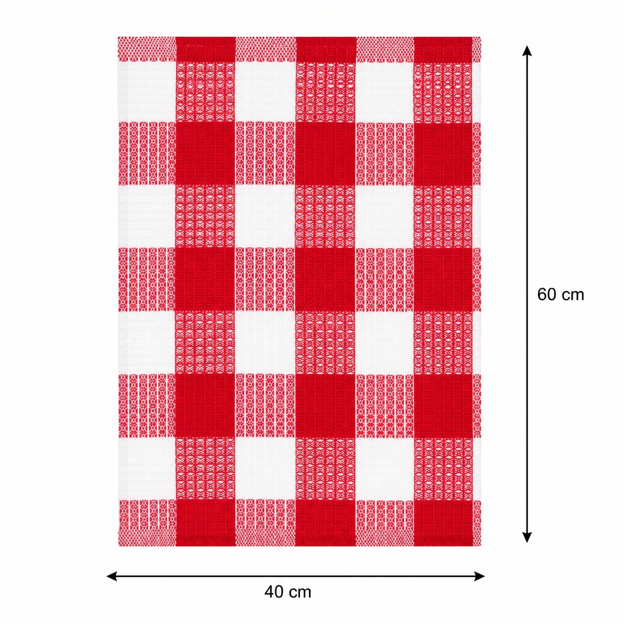 Prosop de Bucătărie din Bumbac 40x60 cm – Prosop în Carouri Mari, Absorbant 3