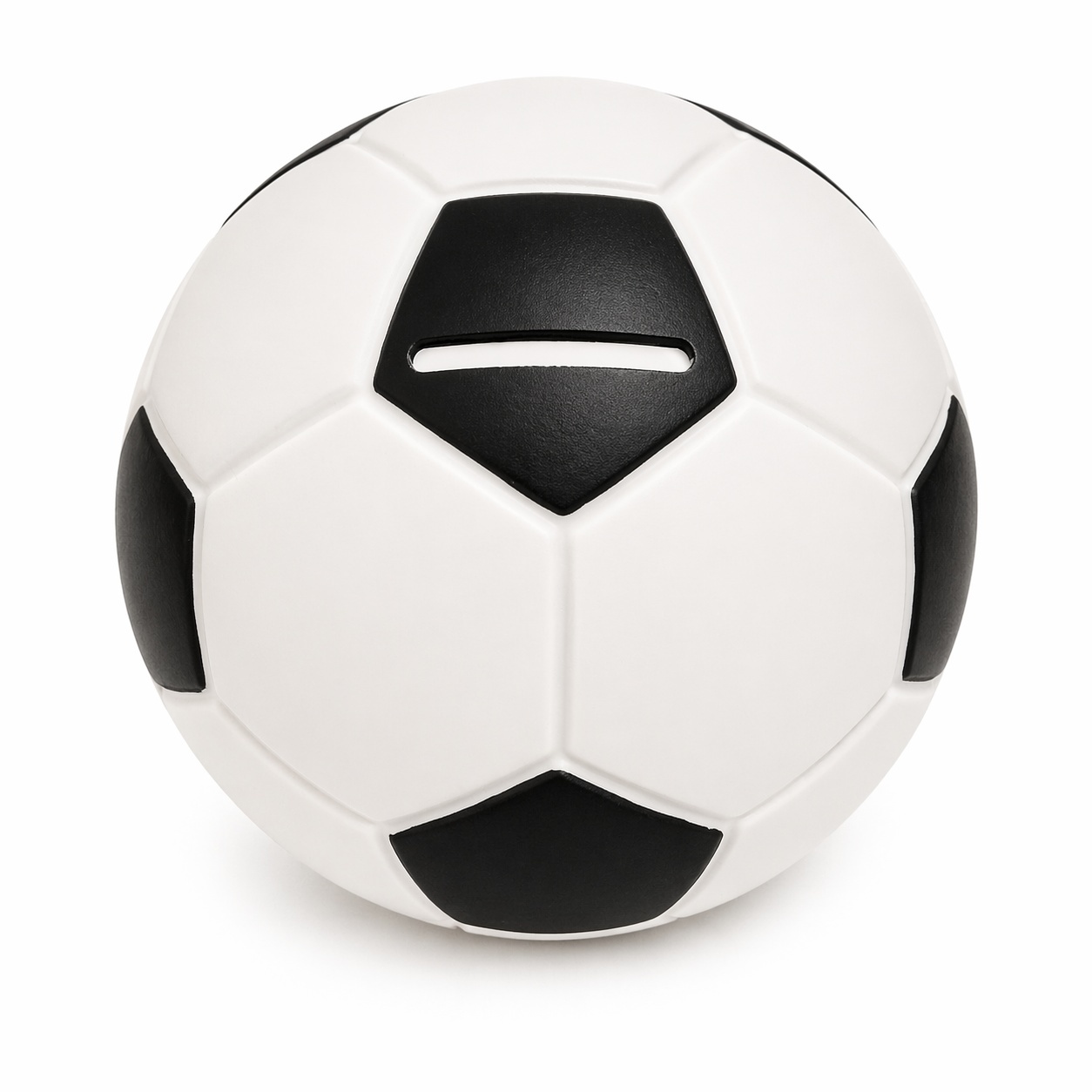 Pușculiță minge de fotbal, 13 cm, din plastic, cu capac inferior 2