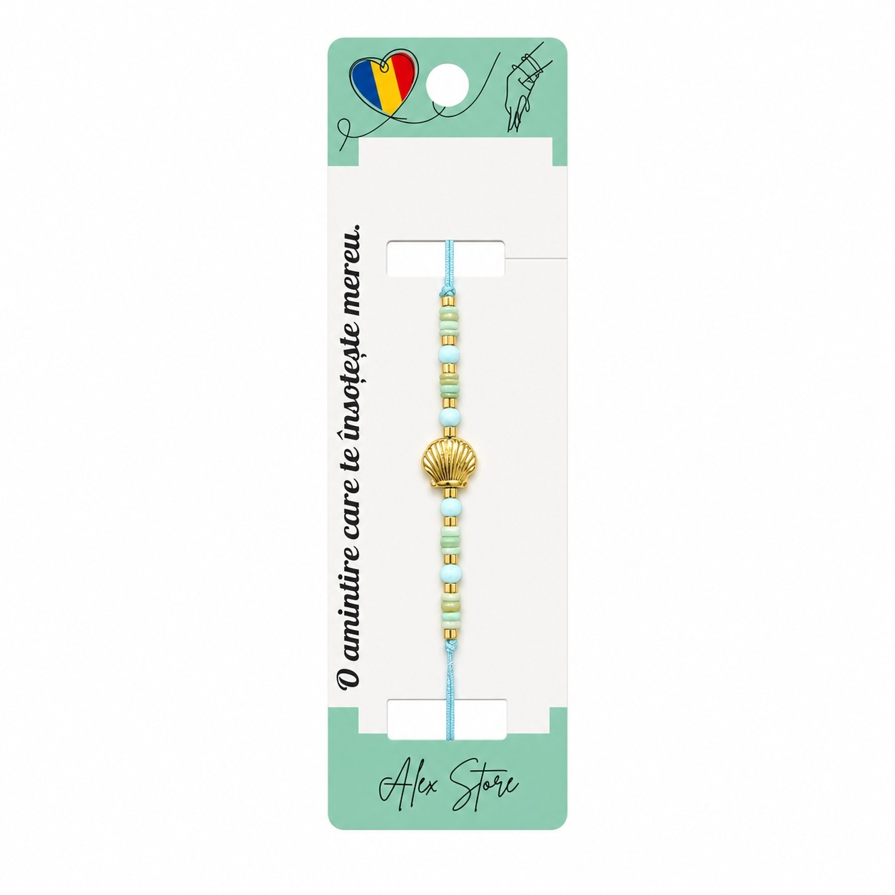 Set 12 Brățări Reglabile cu Pandantiv Scoică – Modele Colorate 2