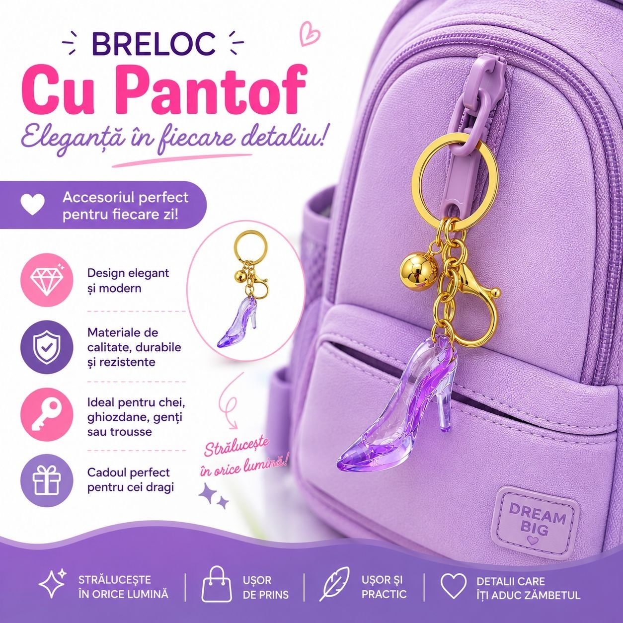 Set 12 Brelocuri Pantof cu Toc 6.5 cm – Mix Culori, Accesorii Elegante pentru Chei și Genți 3