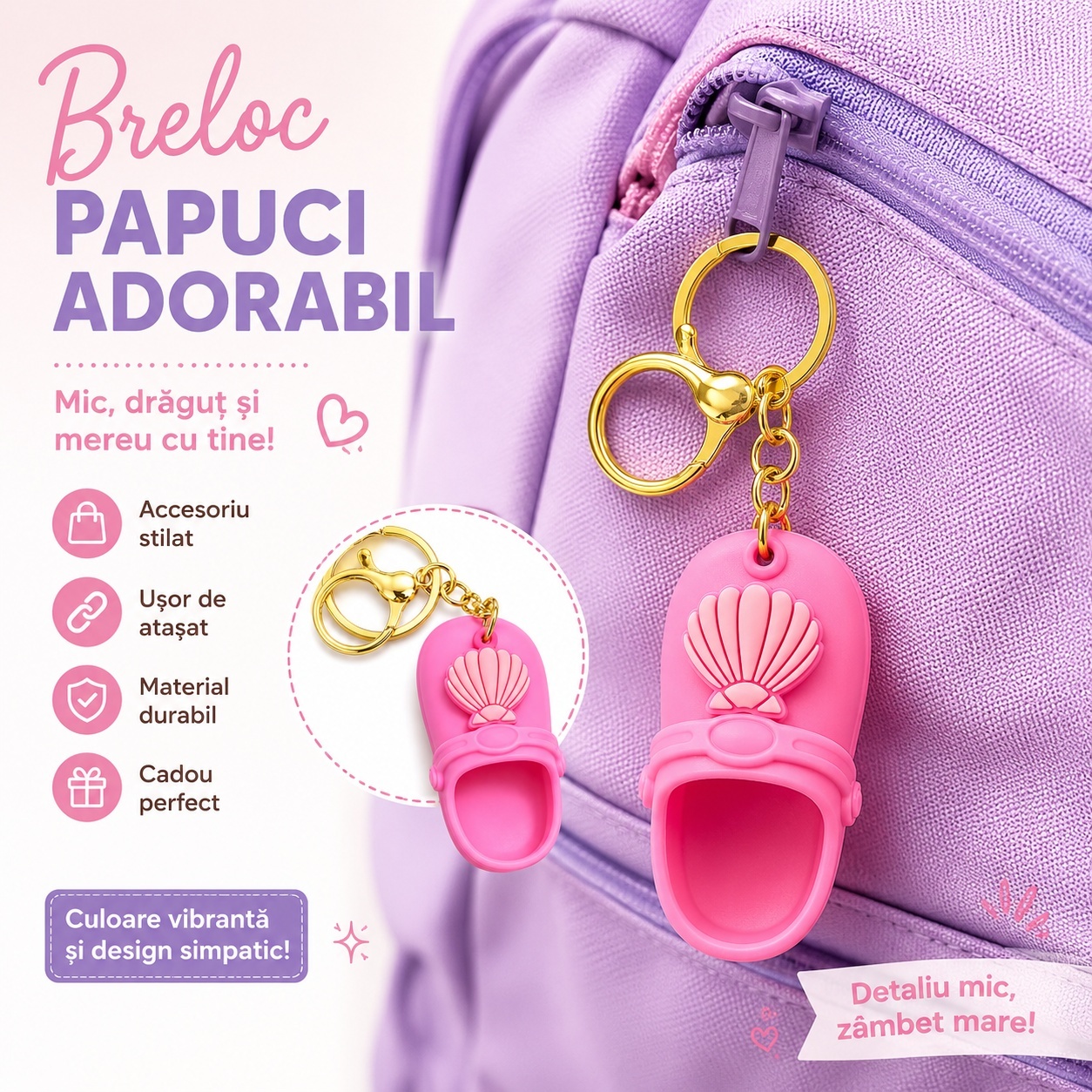 Set 12 Brelocuri Papuc 7 cm pentru Chei și Ghiozdan – Diverse Culori și Modele 3