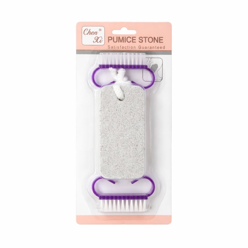 Set piatra ponce cu 2 periute pentru curatarea picioarelor, exfoliere si ingrijire talpi 2