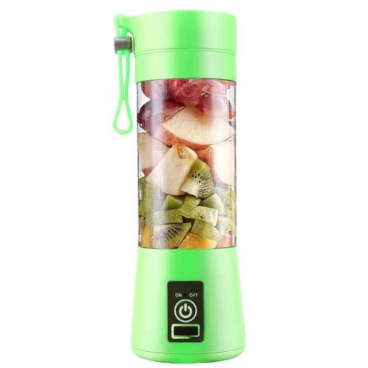 Blender portabil electric pentru smoothie si sucuri, reincarcabil USB 2000mAh, verde 2
