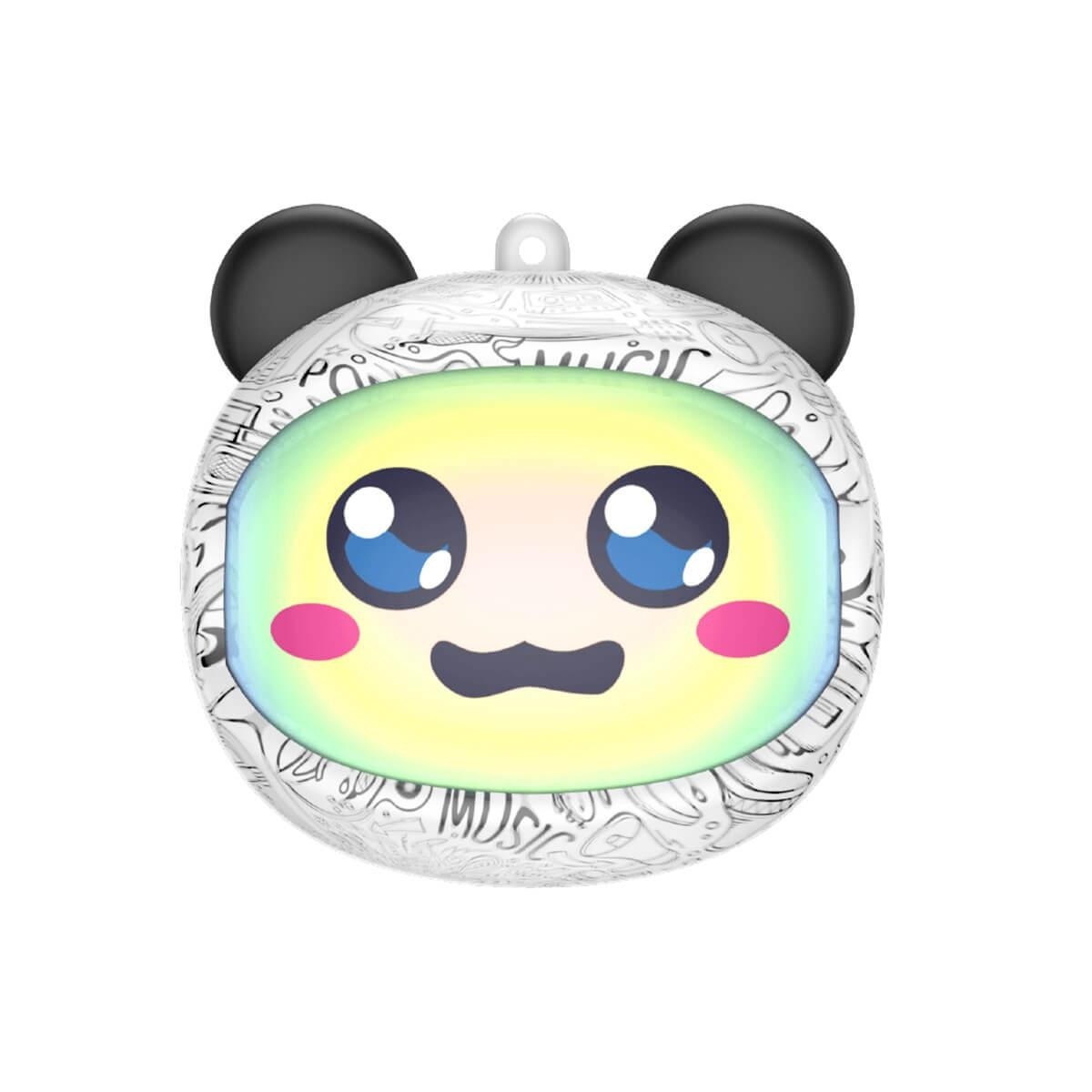 Căști wireless Bluetooth TWS cu carcasă design panda animat, încărcare USB-C, alb 2