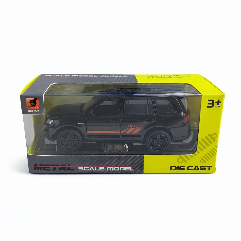 Masinuta metalica SUV negru off-road, die cast, 15.5x7 cm 2