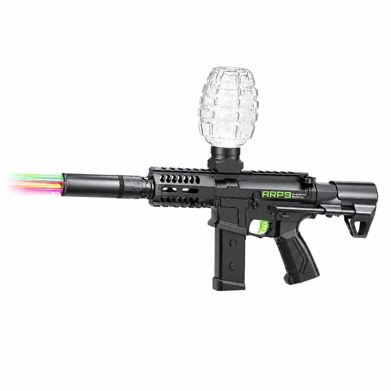 Pusca de Jucărie Electrică ARP9 cu Bile de Apă – 35 cm, Reîncărcabilă, Tragere Automată Rapidă 3