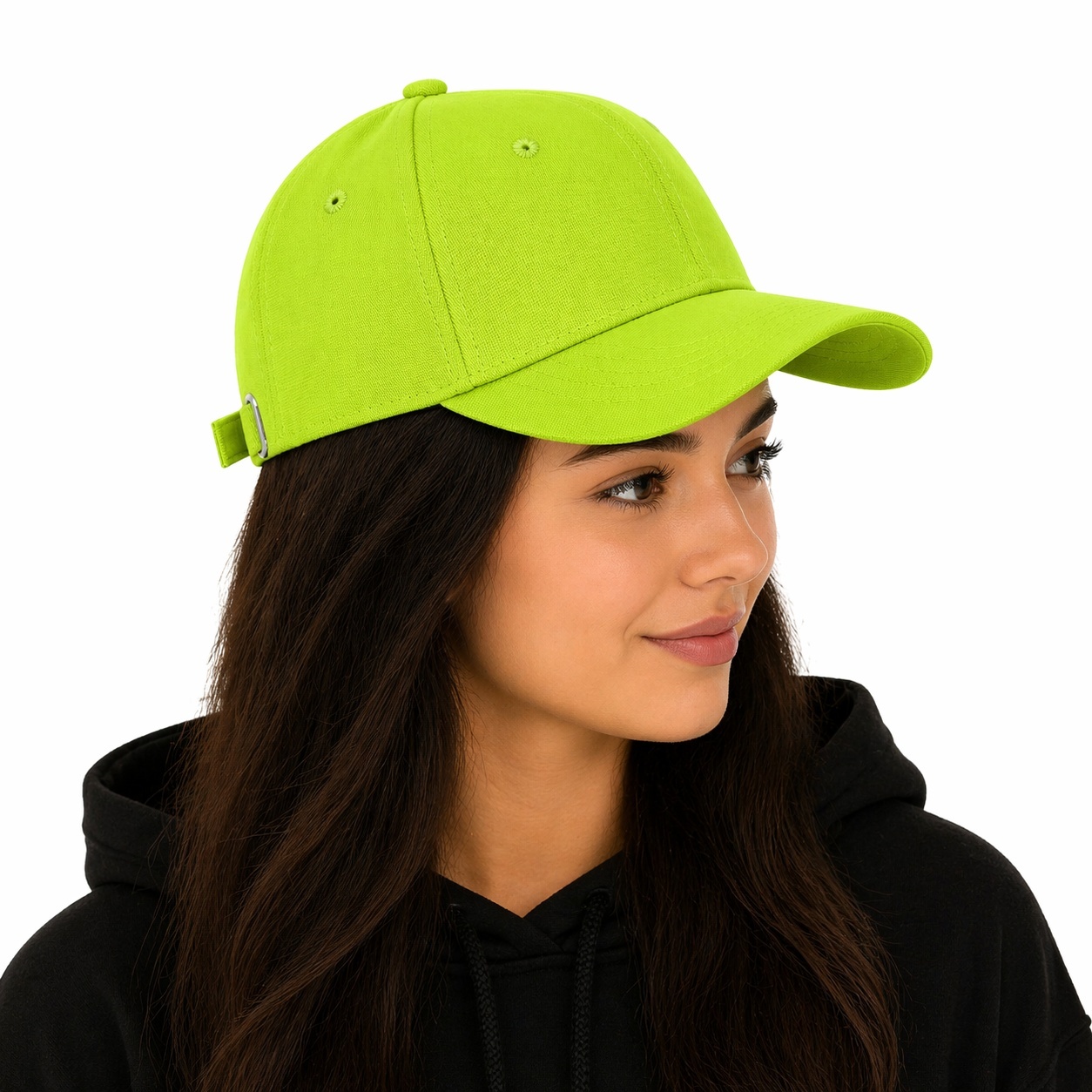 Sapca verde neon reglabila unisex, stil casual 2