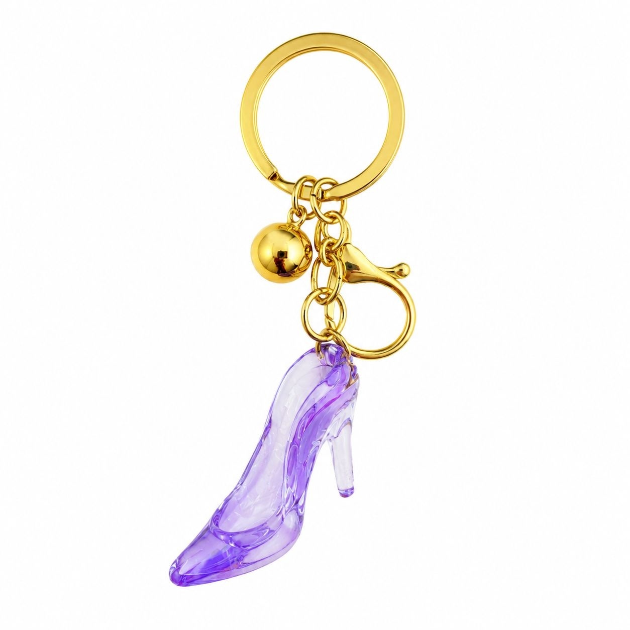 Set 12 Brelocuri Pantof cu Toc 6.5 cm – Mix Culori, Accesorii Elegante pentru Chei și Genți 2