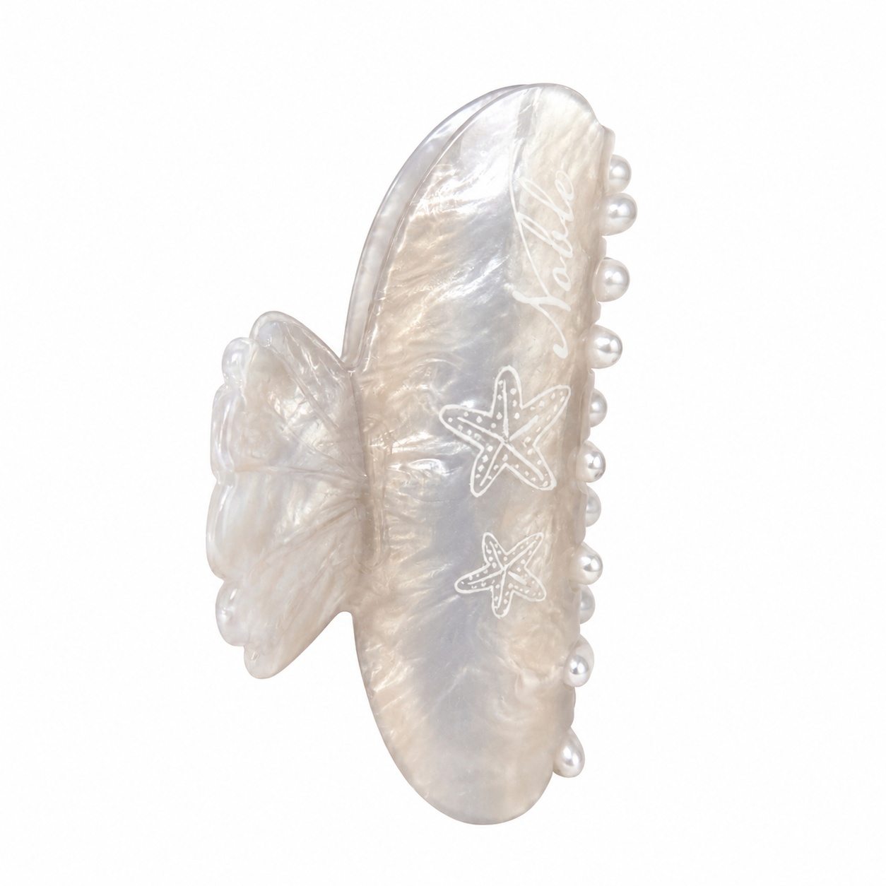 Set 12 Clești de Păr 9 cm – Clame Elegante cu Stea de Mare 2