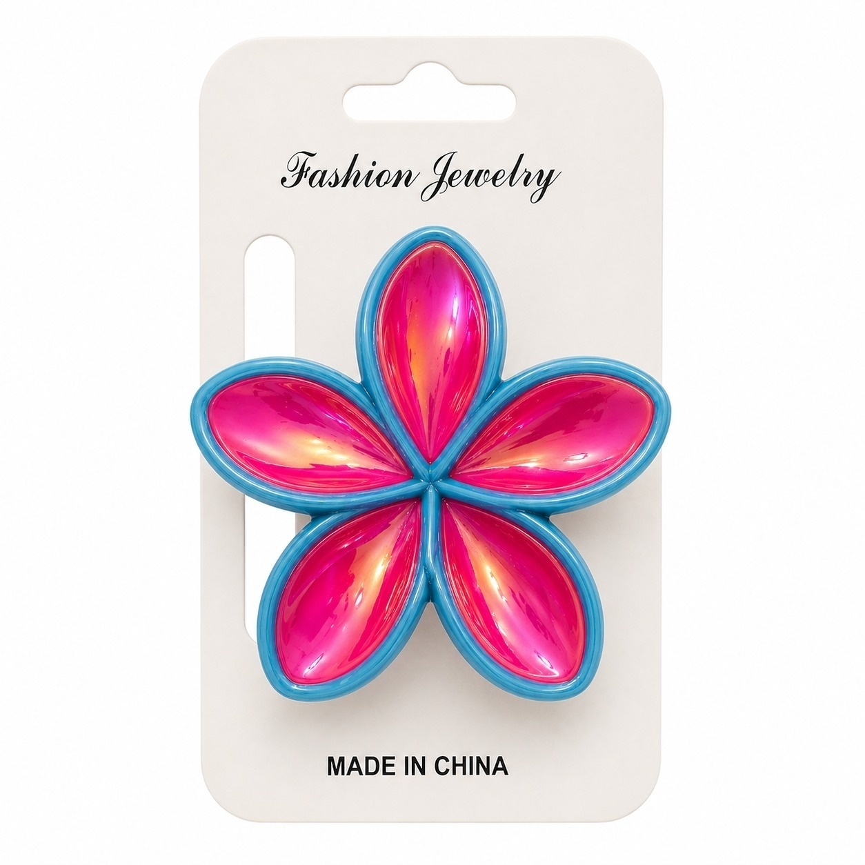 Set 12 Clești de Păr Model Floare 8 cm – Clame Colorate Elegante pentru Fete și Femei 2