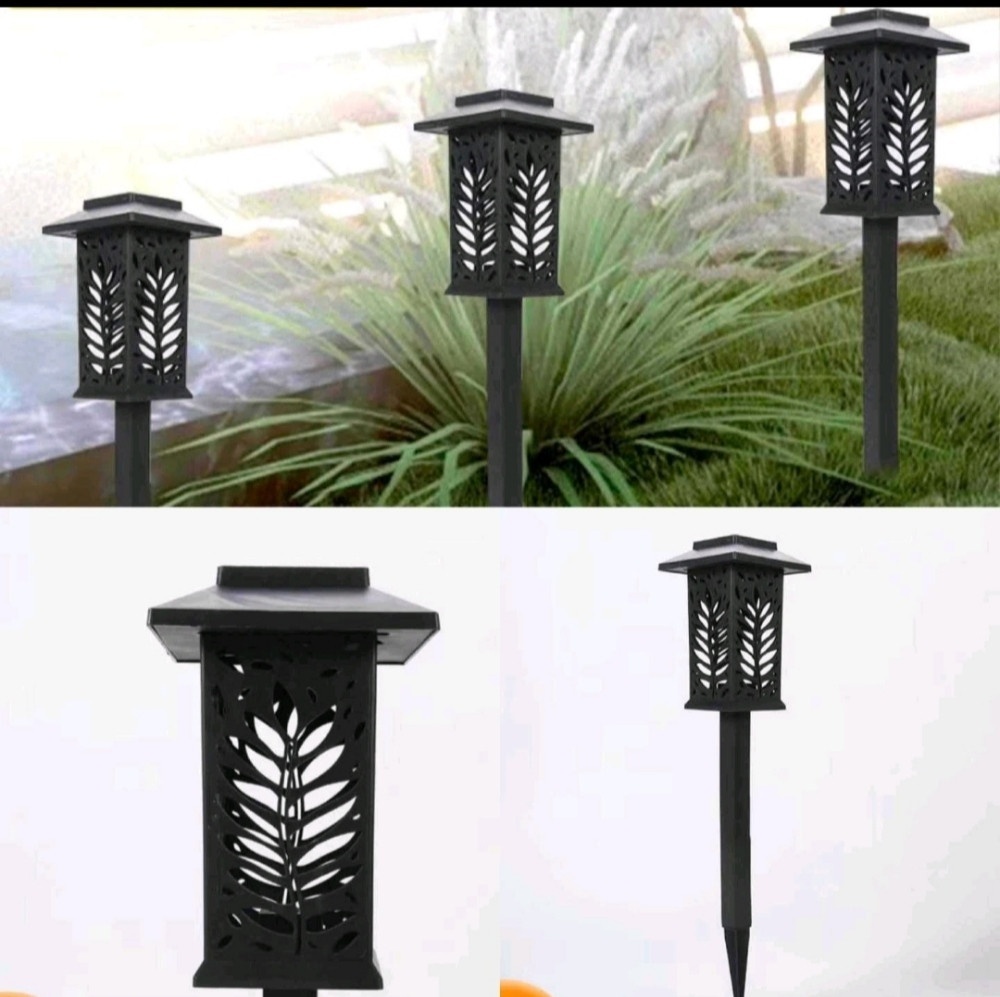 Set 6 Lampi Solare Gradina LED Lumina Calda cu Tarus, Iluminat Exterior Decorativ 3