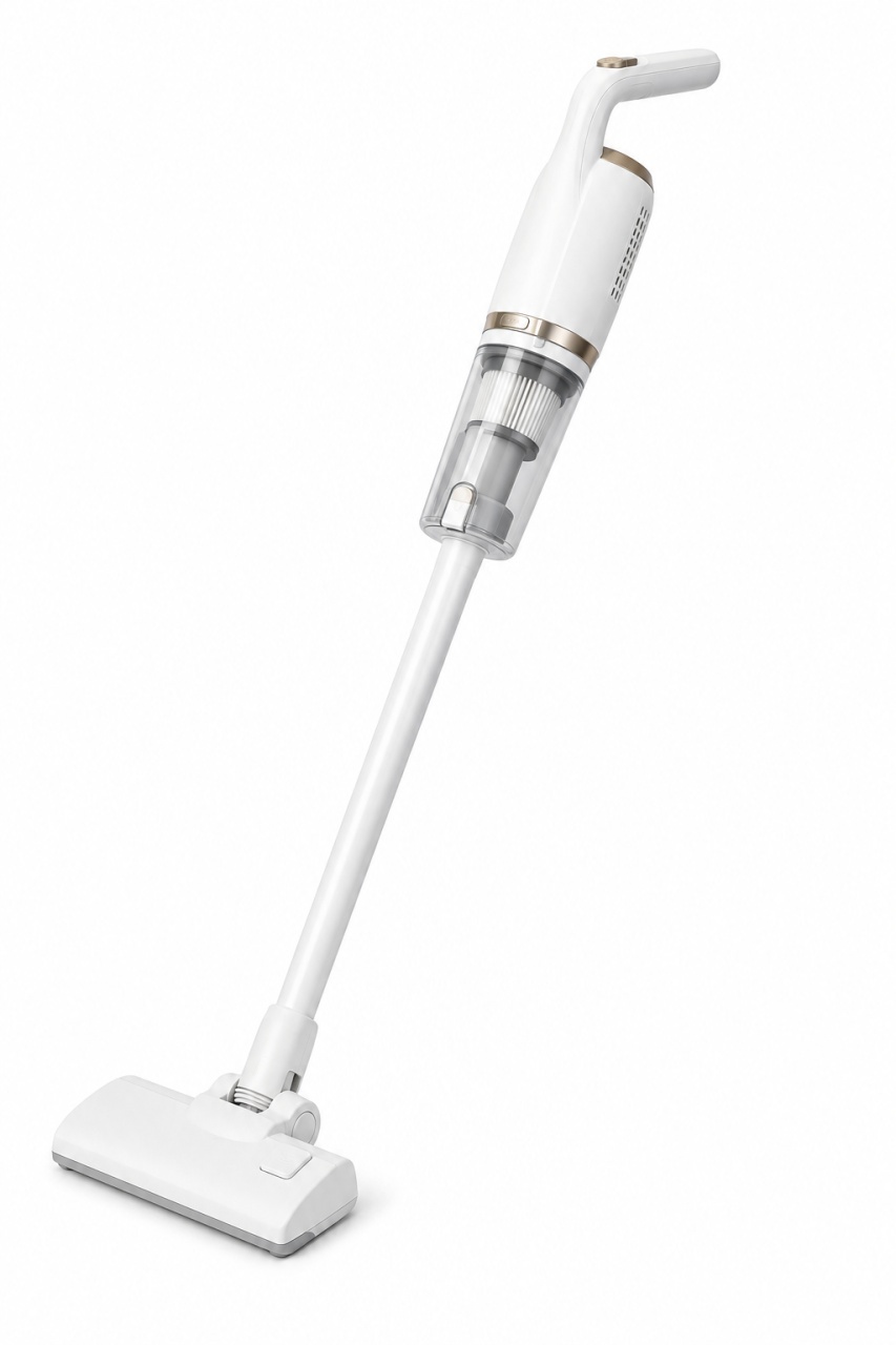 Aspirator vertical fara fir 2 in 1, reincarcabil USB, portabil, cu accesorii, alb 4