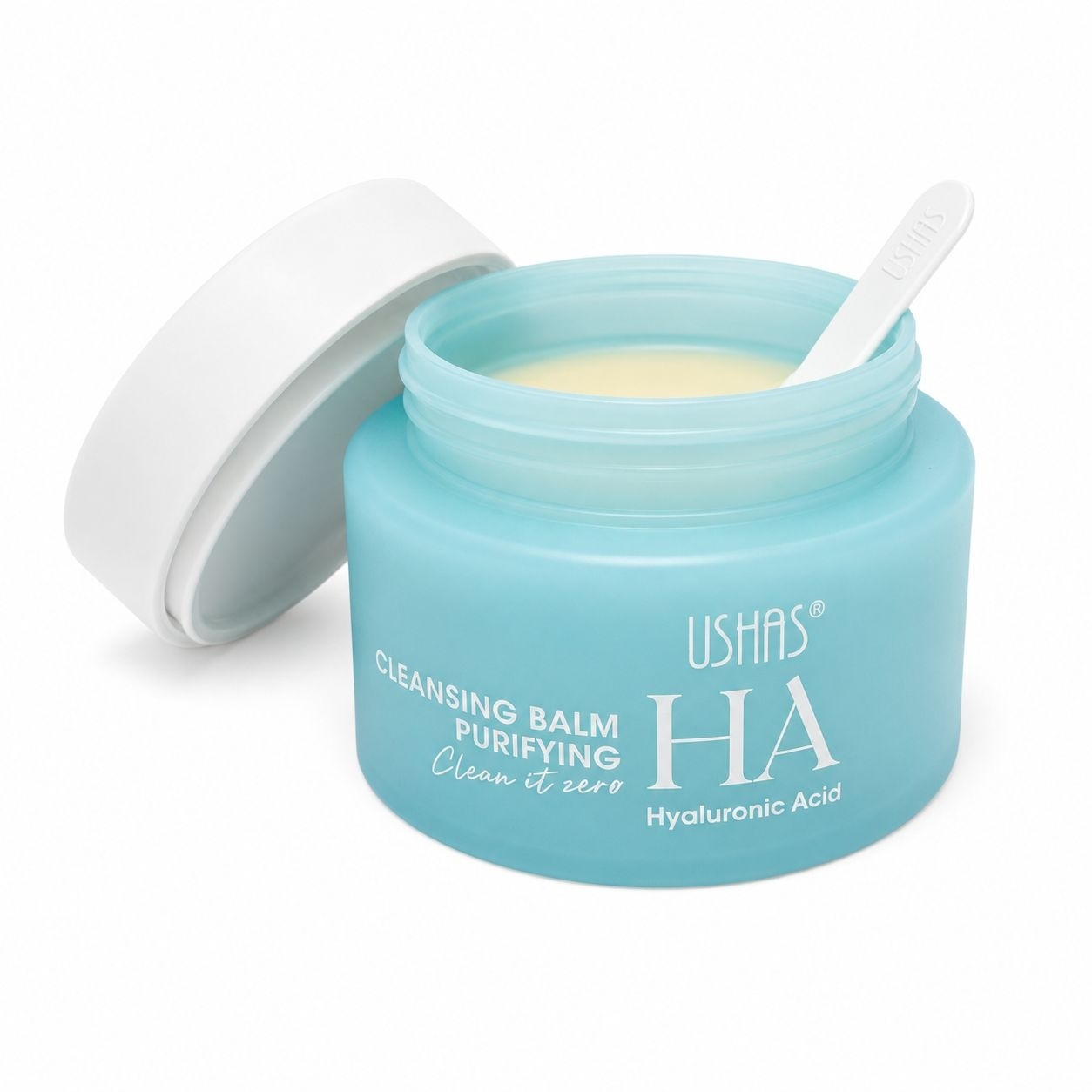 Balsam de Curățare cu Acid Hialuronic USHAS – Demachiant și Purifiant pentru Toate Tipurile de Ten