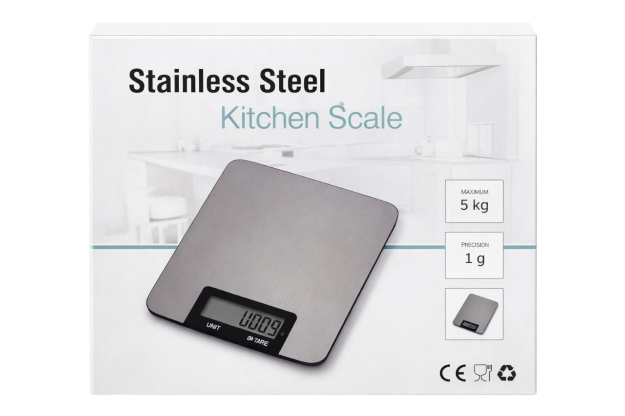 Cantar de bucatarie digital din otel inoxidabil, capacitate 5 kg, gri, afisaj temperatura si timer 2