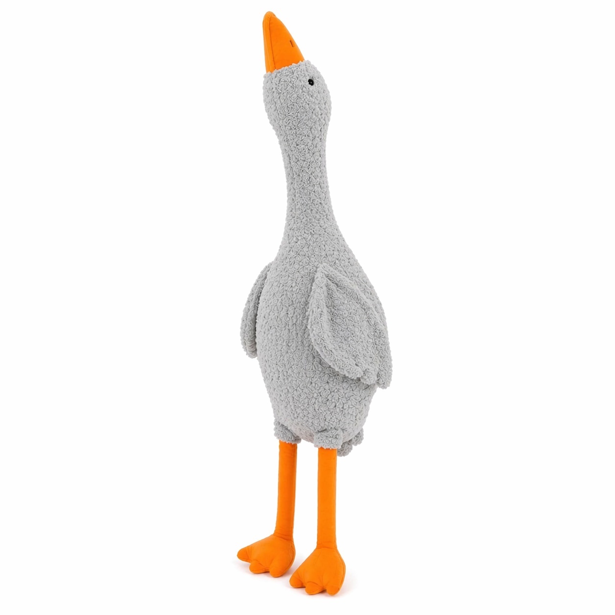 Jucărie de pluș gâscă gri 190 cm – pernă decorativă mare, moale și confortabilă 3