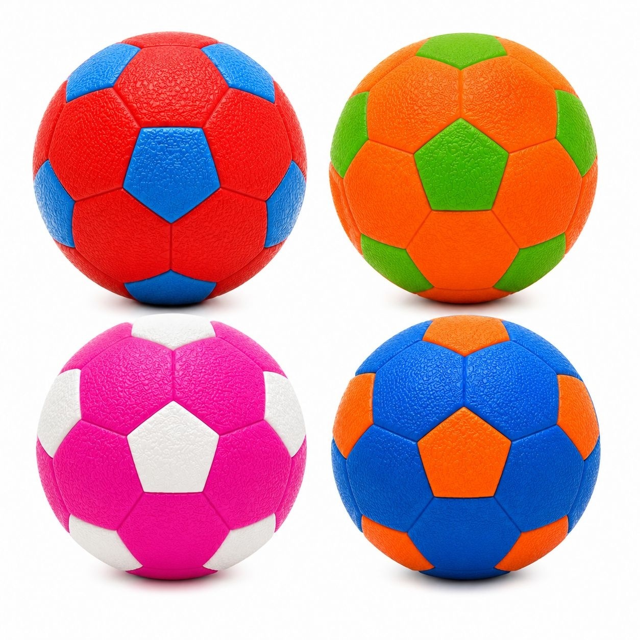 Minge de Handbal Nr,2 pentru Copii și Adulți – Culori Diverse, Antiderapantă, Model Aleatoriu