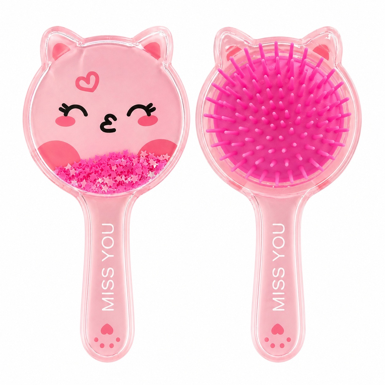 Perie de Păr, 15cm, model dragut cu stelute – Diverse Modele 2