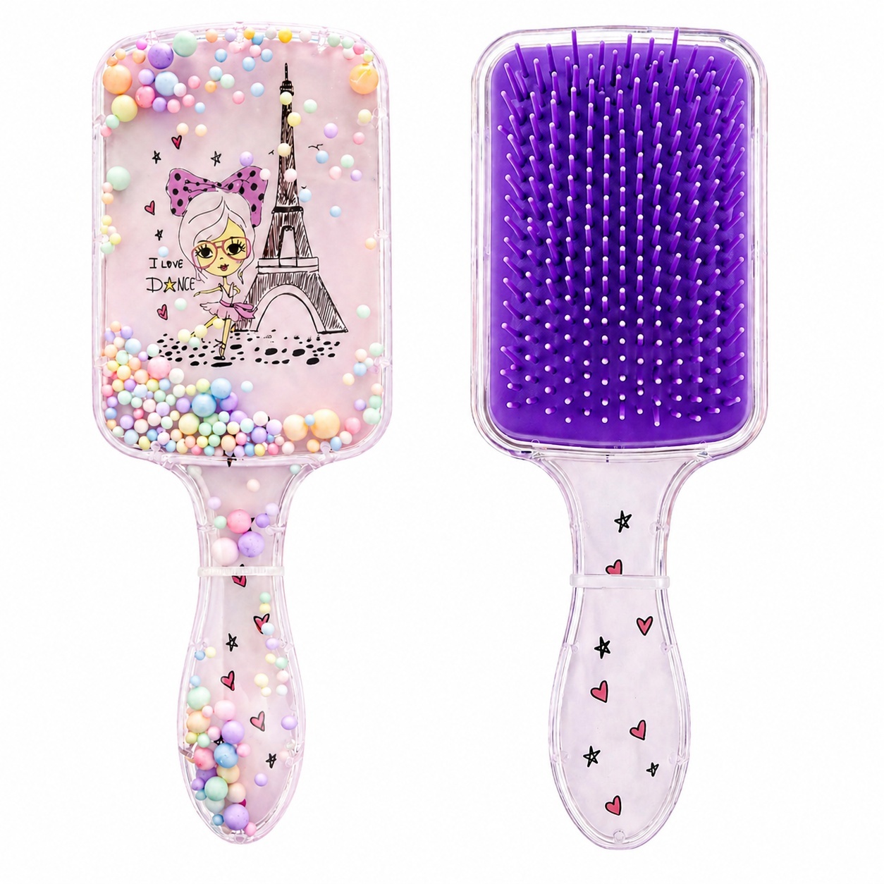 Perie de Păr colorata, 15cm, Diverse Modele – Descurcare Ușoară 2