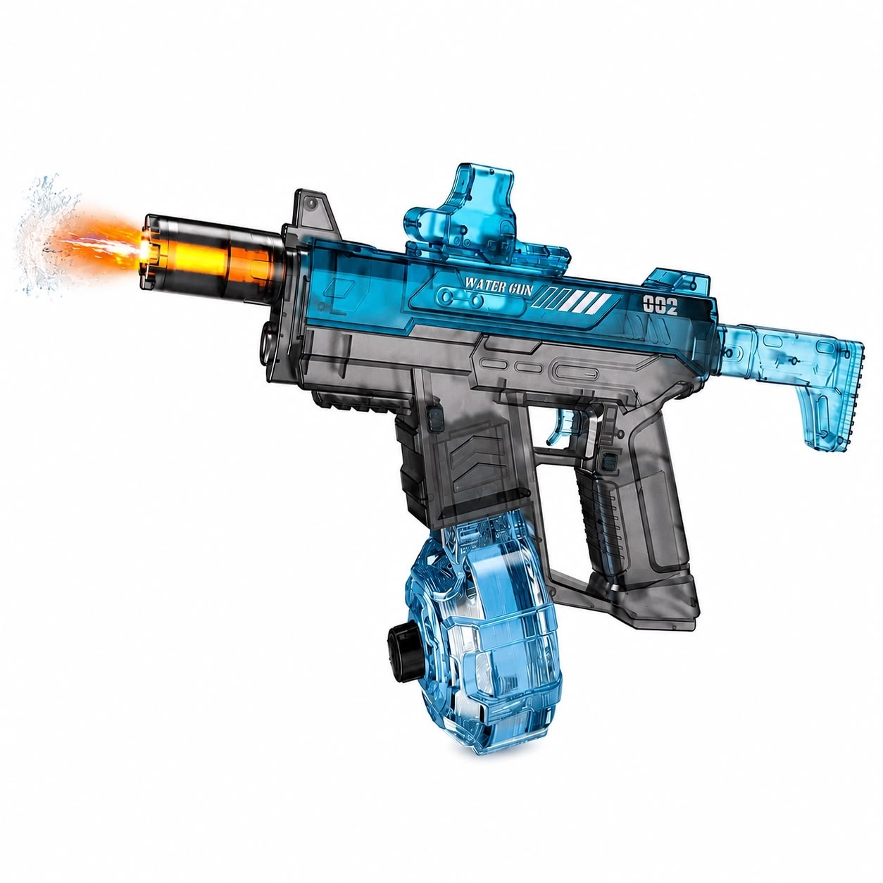 Pistol cu Apă Electric Reîncărcabil USB, Tragere Continuă, 30 cm, Model Aleatoriu 3