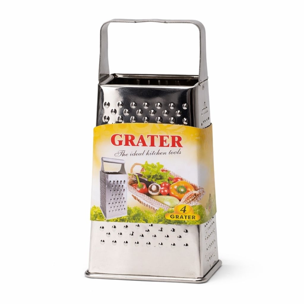 Razatoare bucatarie inox cu 4 fete 20x8.5 cm, razatoare multifunctionala din otel inoxidabil