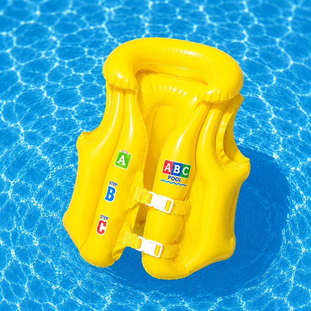 Vesta gonflabila inot copii 20–30 kg , galben, marime B, pentru piscina si mare 3