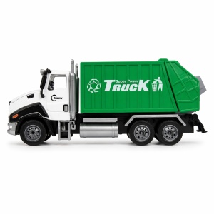 Camion de reciclare verde 26.5x11 cm jucarie copii plastic - Img 3
