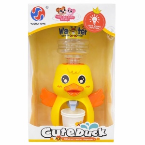 Dispenser de apa pentru copii, model ratusca, 29 cm cu muzica si lumini - Img 2