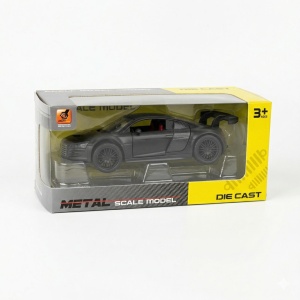 Masinuta metalica sport neagra tip supercar, die cast, 15.5x7 cm, model realist cu usi functionale - Img 2