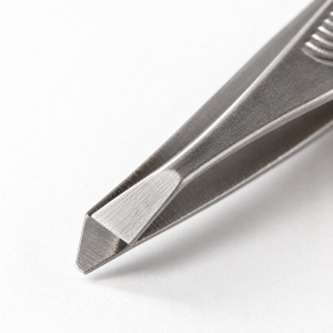 Pensetă pentru sprâncene RIGE Classic din metal, 1 bucată - Img 7