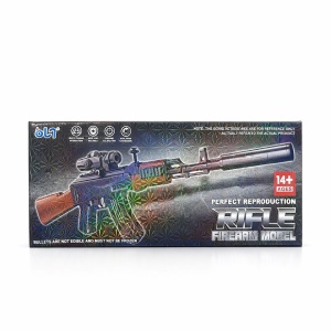 Pusca de jucarie crystal bullet rifle firearm model cu accesorii, 41.5 cm - Img 2