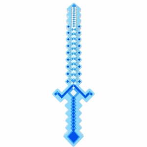 Sabie de jucărie albastra , cu lumini , 54 cm – sabie din plastic pentru copii