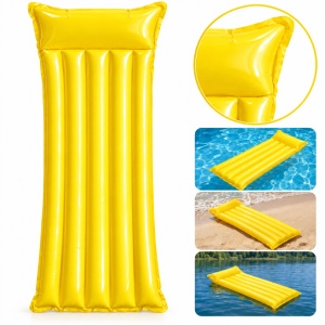 Saltea Gonflabilă Galbenă pentru Plajă și Piscină, 183 x 69 cm