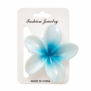 Set 12 Clame Florale Elegante pentru Par, Model Floare, 8 cm, Multicolor - Img 3